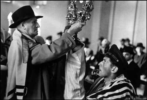 New Year's service on Fraenkelufer, Rosh haShana 1945